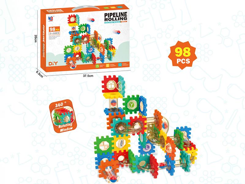 Pipeline Rolling Ball Building Blocks 98pcs