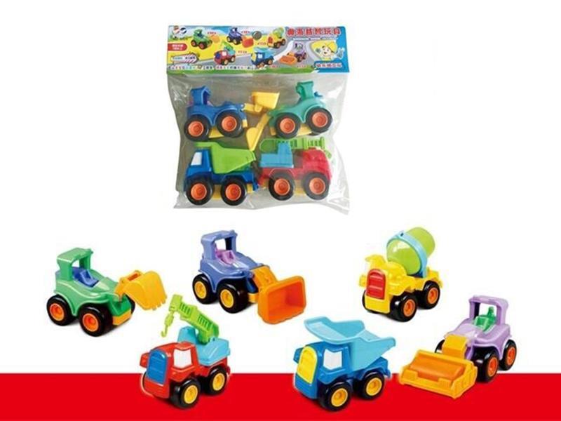 Dual Friction Mini Cars 4pcs