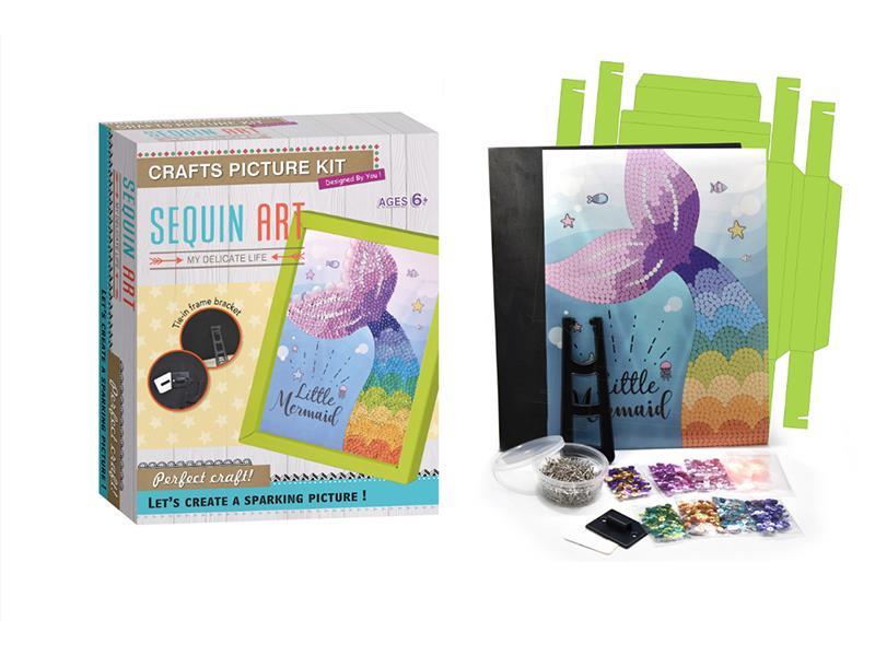 crafts picture kit-sequin art