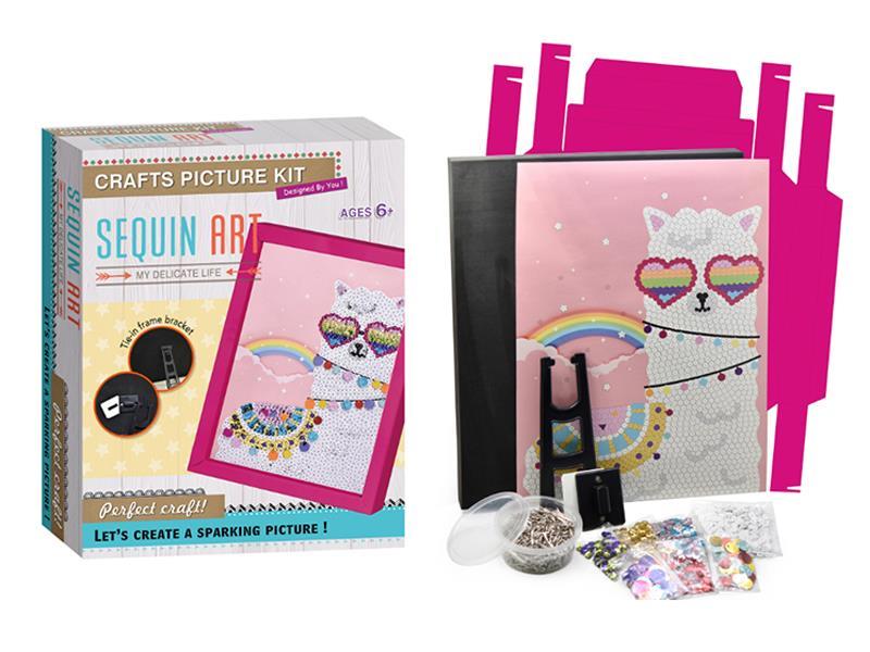 crafts picture kit-sequin art