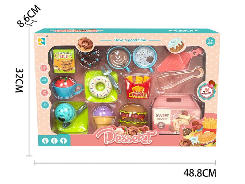 Simulation Hamburger Dessert Set