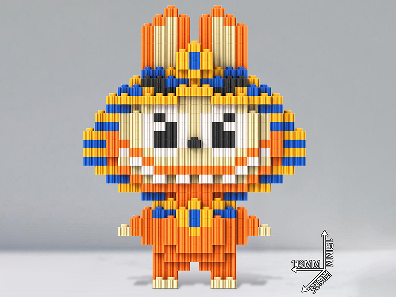 Egypt Labubu Building Blocks 780+pcs