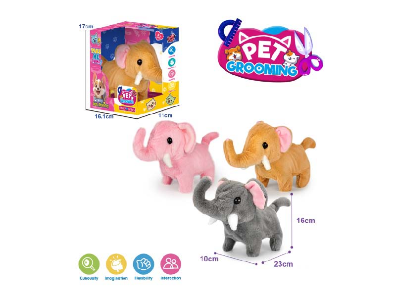 B/O Plush Elephant