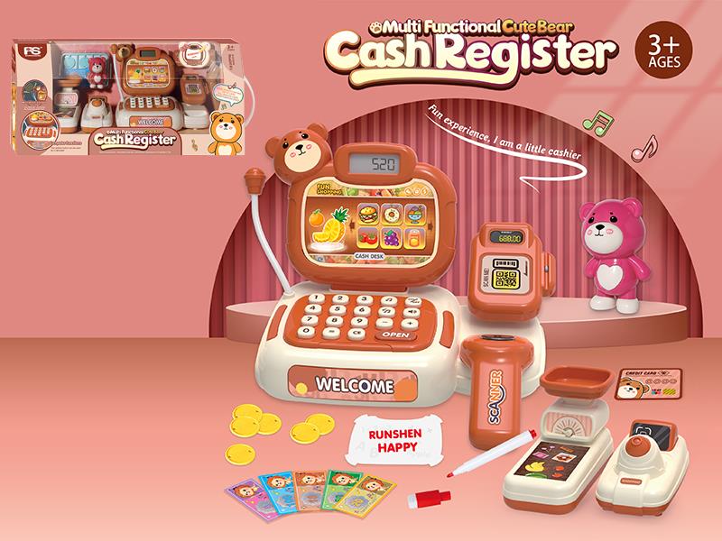 Multifunctional Cute Bear Cash Register Set