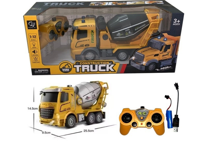 2.4G Six-Way Remote Control Mixer Truck With Sound And Light