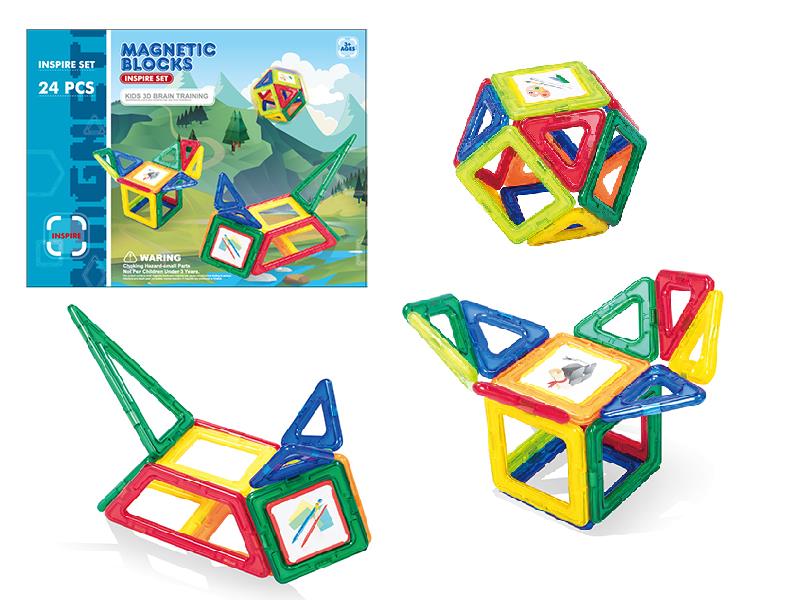 Boy Series Magnetic Building Blocks 24pcs