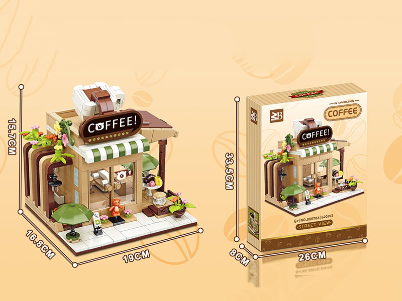 Building Block：Baby Bear Coffee House 634Pcs
