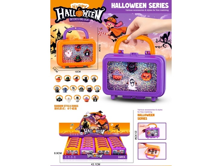 Halloween Girl Accessory Set, Children'S Jewelry Ring