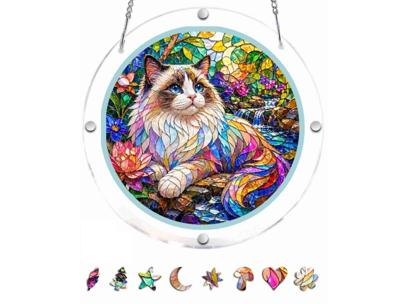 8.9-Inch Acrylic Jigsaw Puzzle