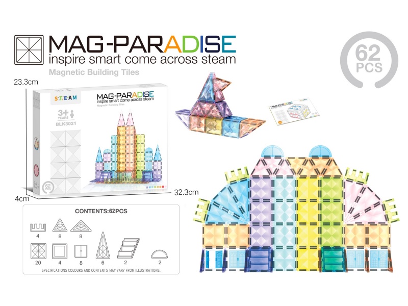 Star Diamond Magnetic Sheet -62 Pieces