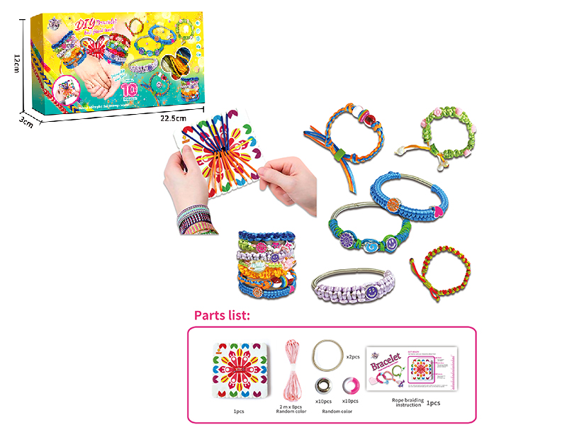 DIY Bracelet Braiding Set