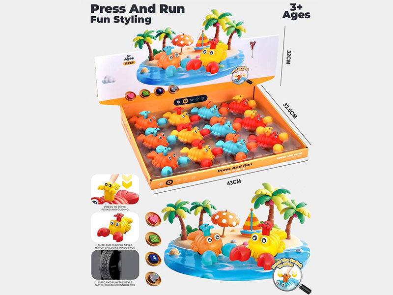 Press Lobster Toys 12pcs