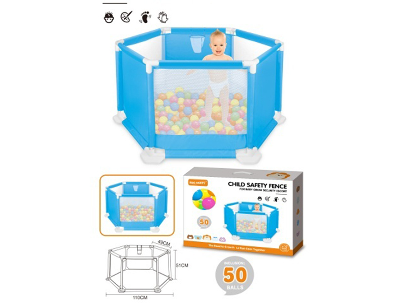 110CM Child Safety Fence And 50 Ball(PVC Pipe)