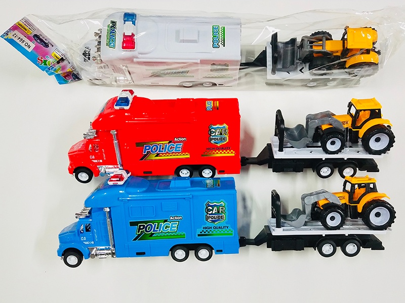 Friction Police Car