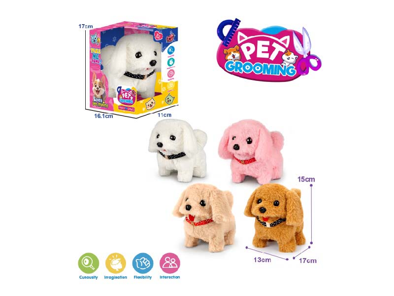B/O Walking Plush Dog