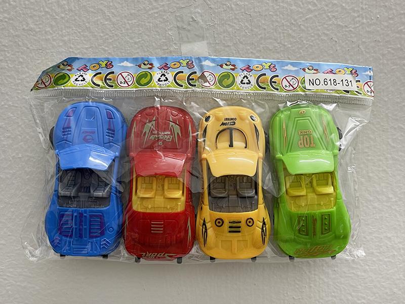 Slide Racing Cars 4pcs