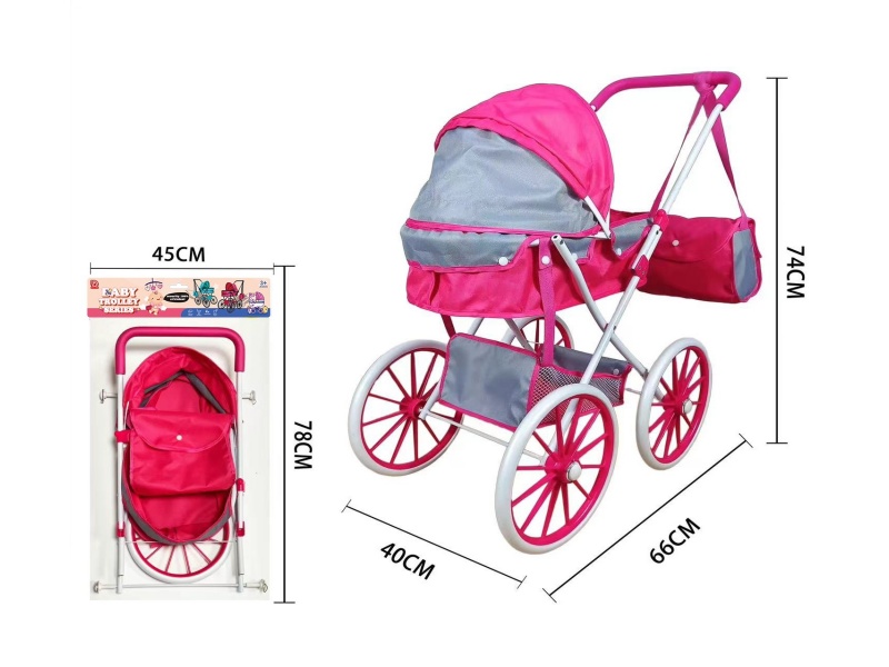 Thick Cloth Baby Stroller Toy(Extra Large Wheel)