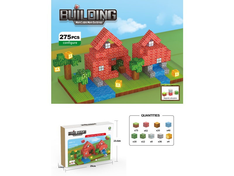Building Blocks: 275 Pieces Forest-Themed