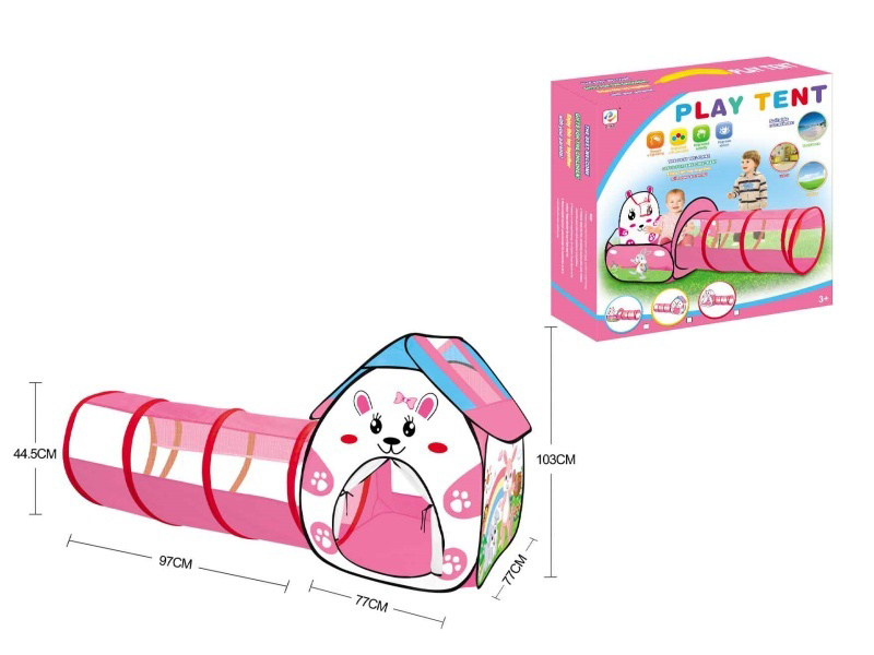 2-In-1 Cartoon Rabbit Tent