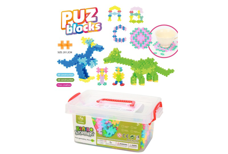 1000Pcs Of Building Block Puzzle Toys - Diy Building Block Puzzle Toys, Building Block Puzzle Puzzle, Early Education, Parent-Child Interaction