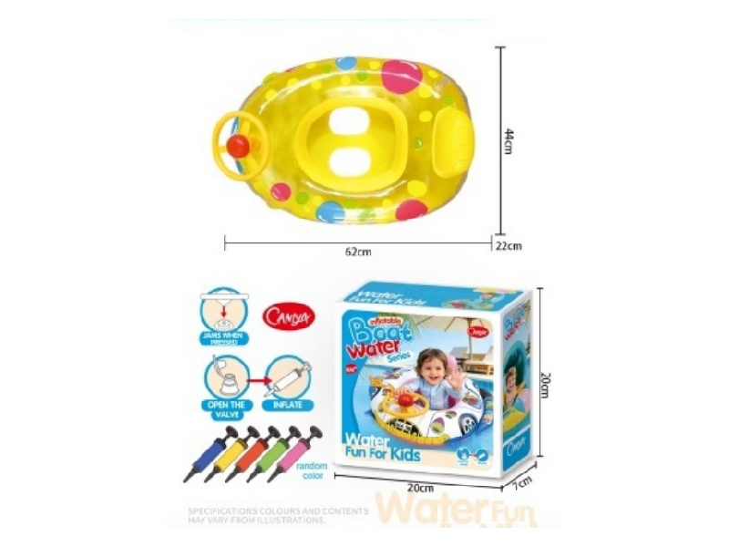 Children'S Swimming Rings + Air Pump [Car Horn Boat]
