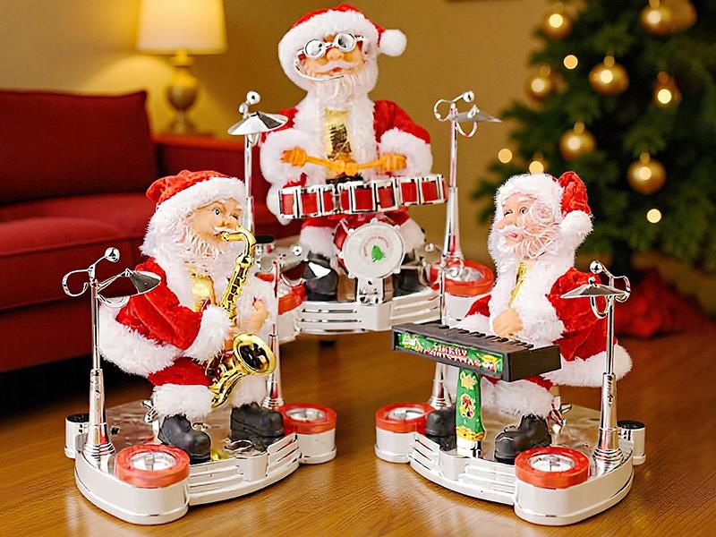 Drummer Santa Claus Toy