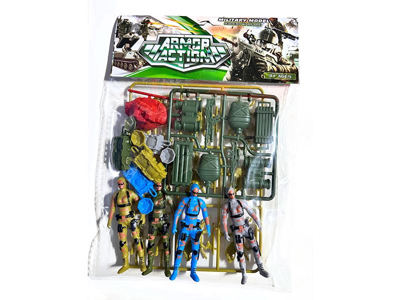 9CM Female Soldier Set