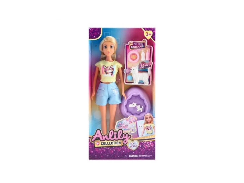 11.5-Inch Solid Doll (Brown Skin Color)