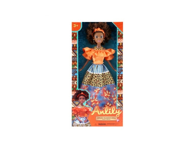11.5-Inch Solid Doll (Dark Skin)