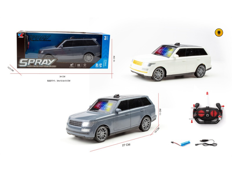 1:16 Land Rover Range Rover Off-Road 4CH Simulation: With 3D Lighting Remote Control Vehicle Pack Power