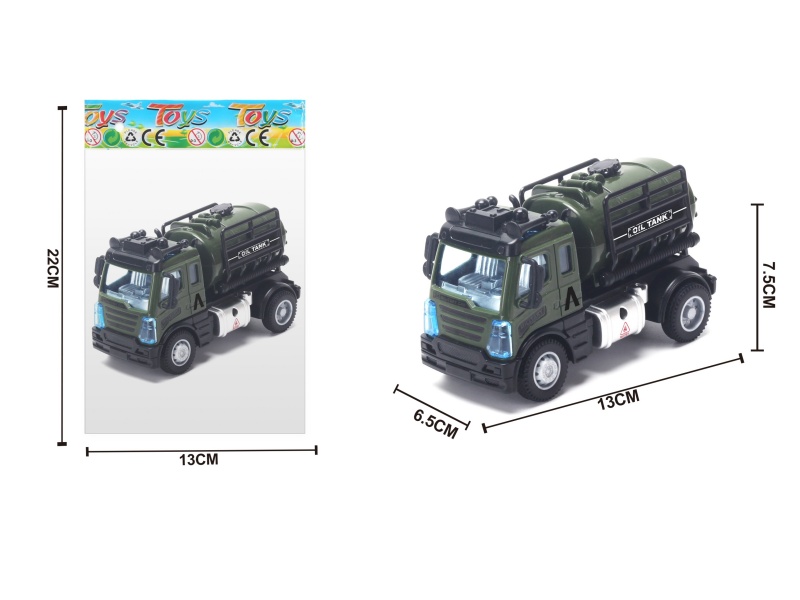 1:64 Huili European-Style Military Oil Tanker