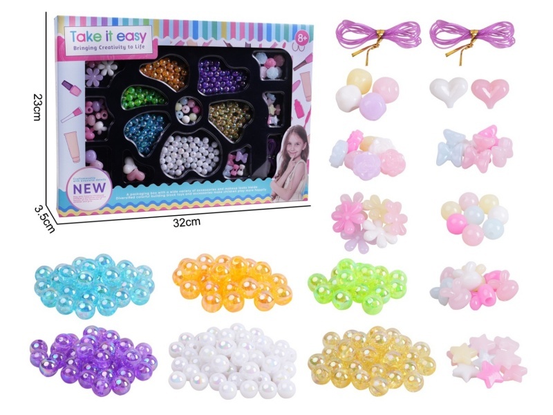 Girls Play Home Diy Beaded Jewelry