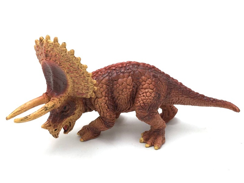 A Small Brown Triceratops