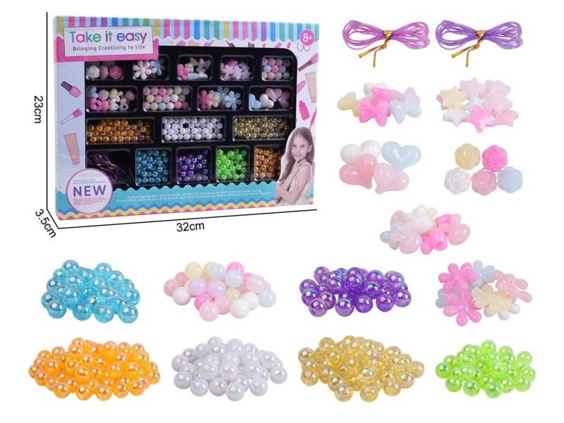 Girls Play Home Diy Beaded Jewelry