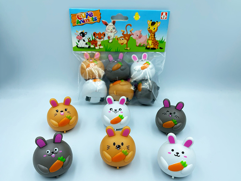 Easter Bunny Pull Back Car