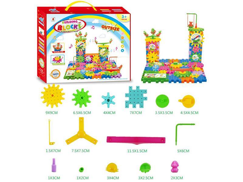 B/O Building Block With Light And Music 103pcs
