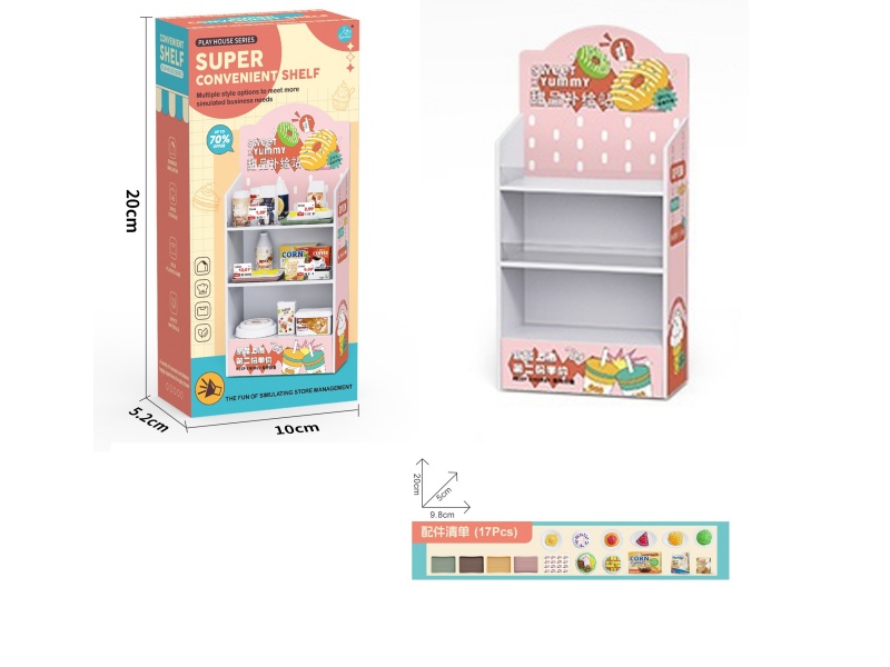 Dessert Shop Shelf + Food Accessories