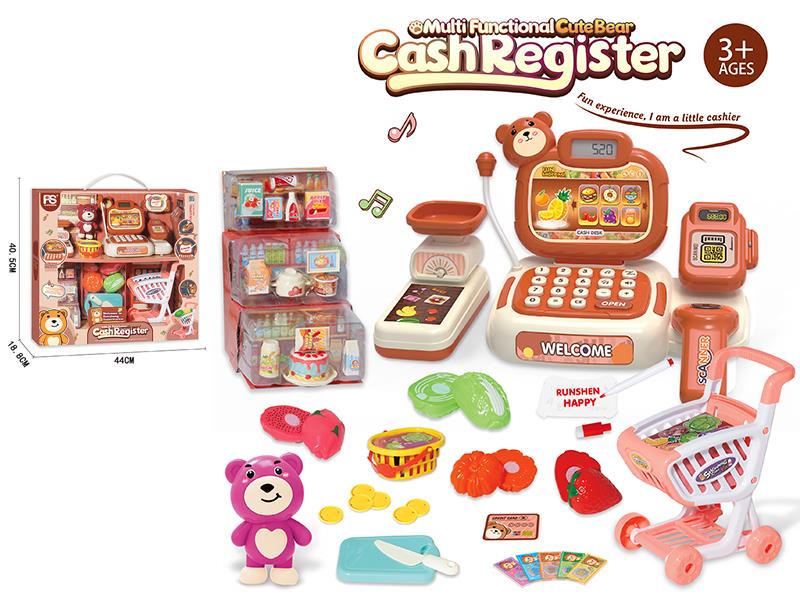 Multifunctional Cute Bear Cash Register Set