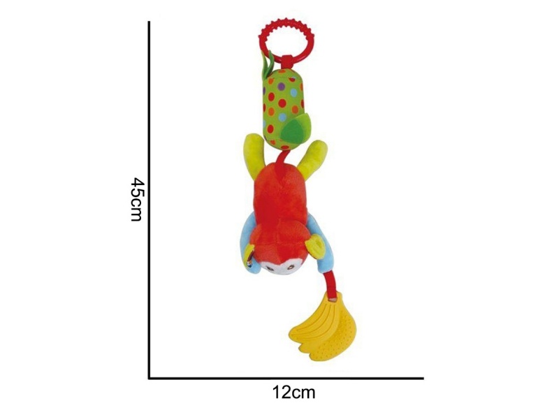 Plush Wind Chimes, Monkey Pendants, Baby Comfort Plush Animal Toys