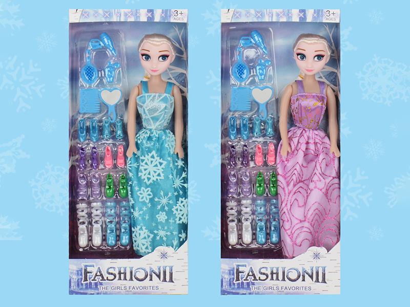 11.5" Hollow Princess Doll Set