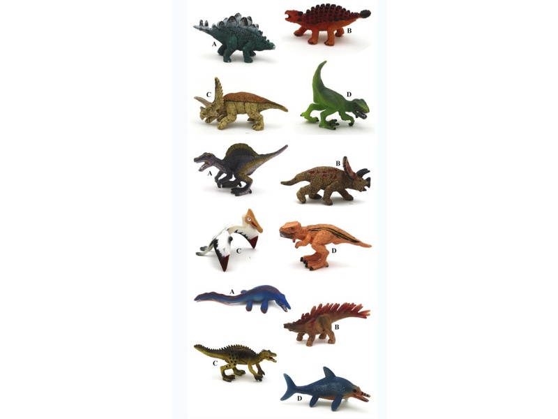 12 Mini Dinosaurs