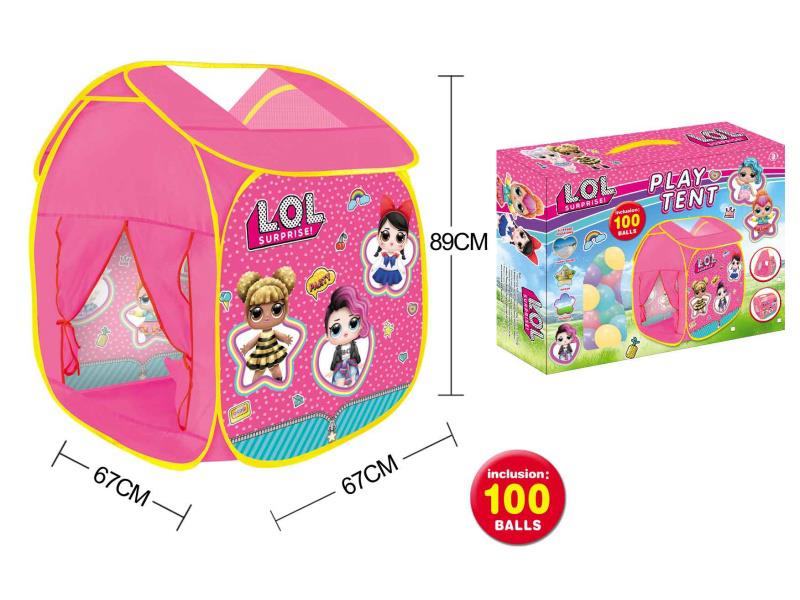 Surprise Doll Game House Brings 100 5.5CM Ocean Ball