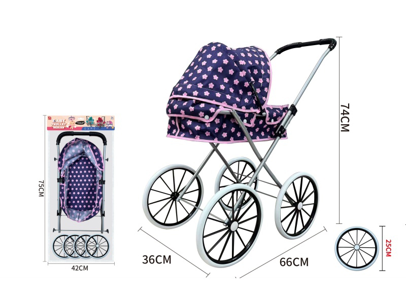 Thick Cloth Iron Baby Stroller Toy