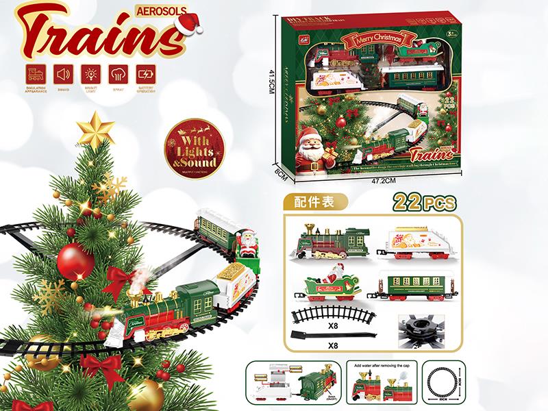 Hanging Christmas Tree Classical Rail Train