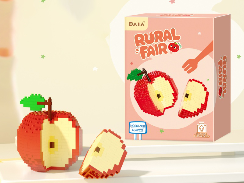 Building Blocks: 604 Pcs Of Apples