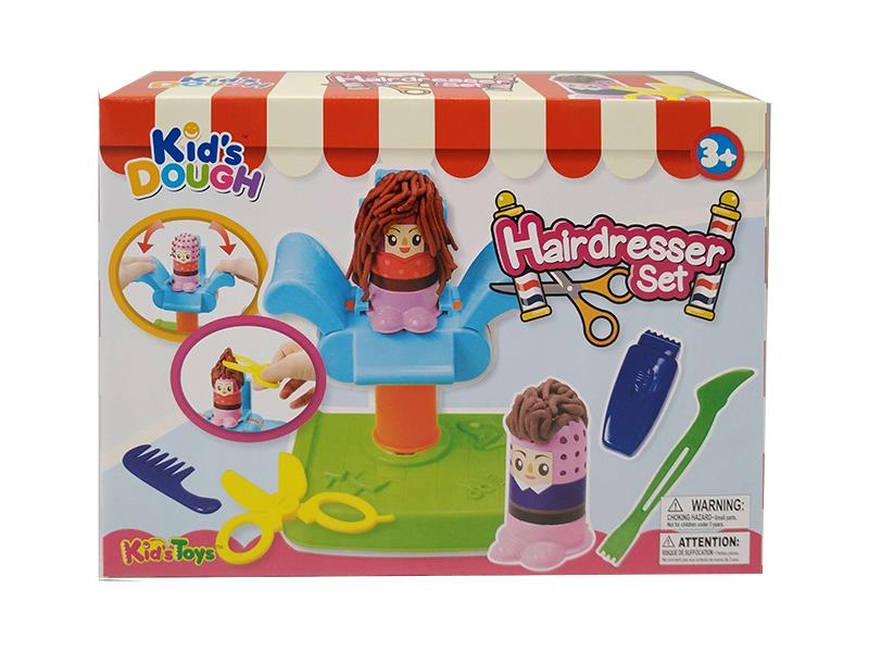 Colored Clay Hairdresser Set