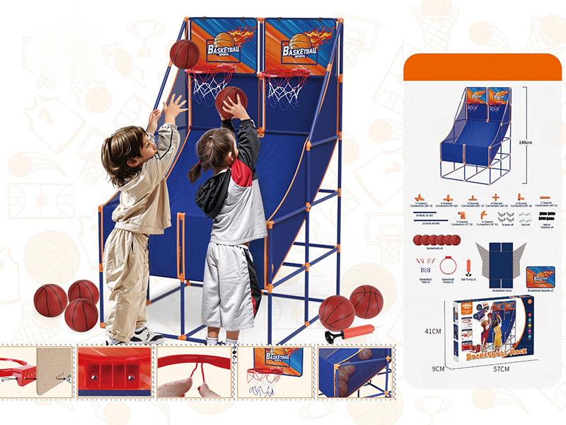 Double-Player Basketball Stand