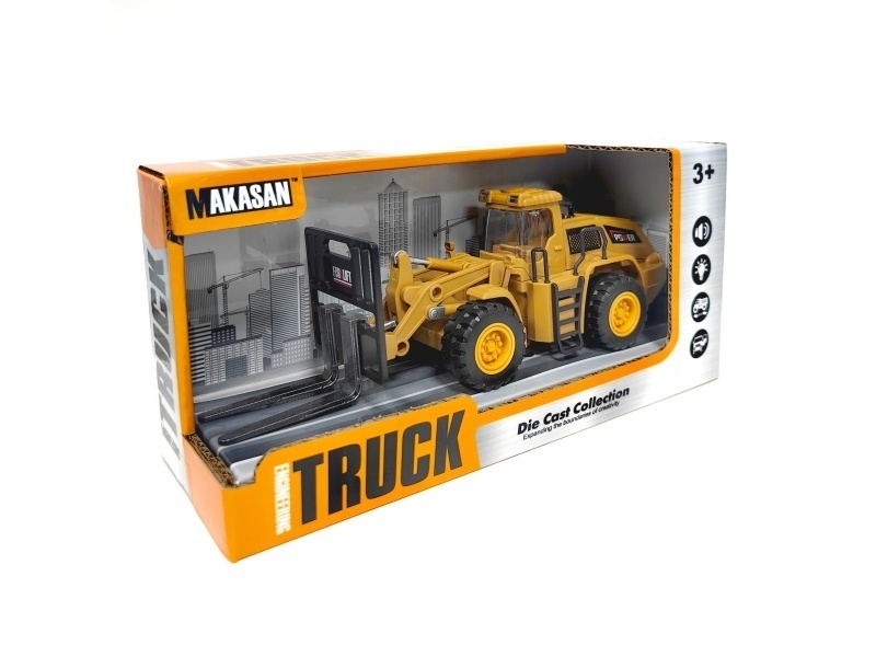 Alloy Inertia Double Fork Forklift (Light/Music)