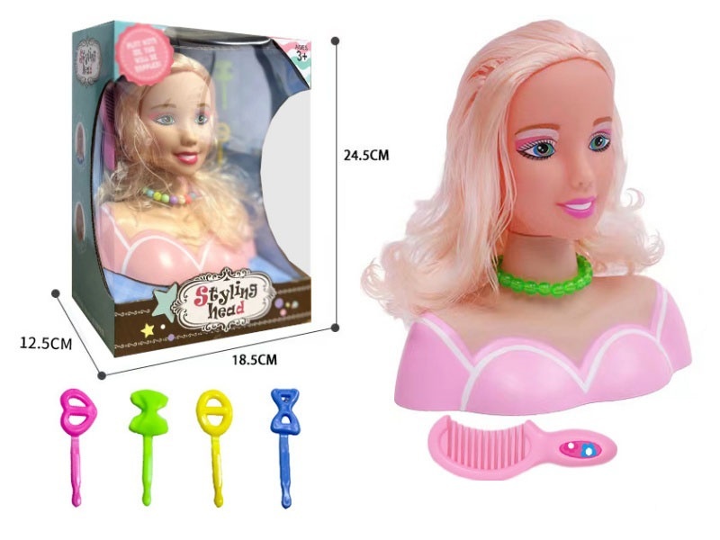 Half-Body Doll Hairdressing Toy Set