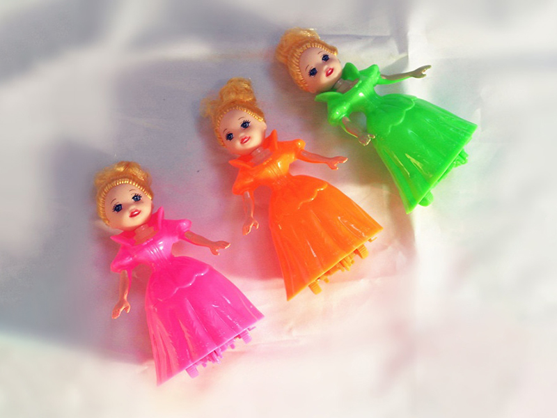 Slide Spray-Painted Doll